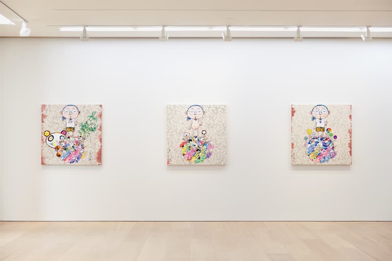 村上隆（Takashi Murakami）於香港 Galerie Perrotin 貝浩登畫廊舉行全新個人展覽現場回顧