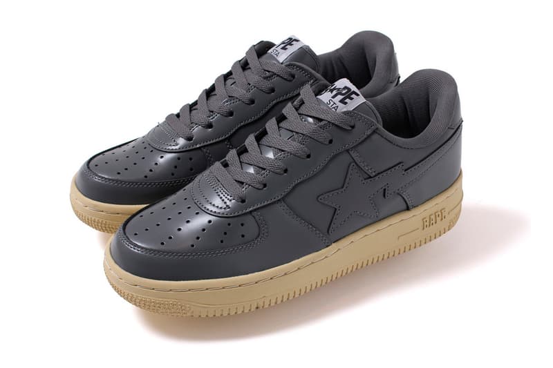A Bathing Ape GLASS LEATHER BAPESTA 系列鞋款