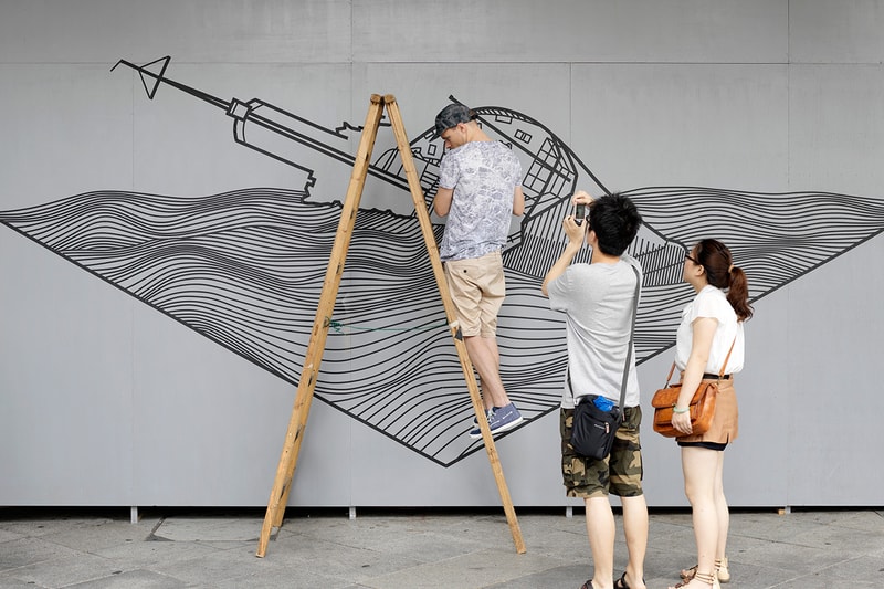 Converse 藝術企劃「Wall to Wall」在香港留下足跡