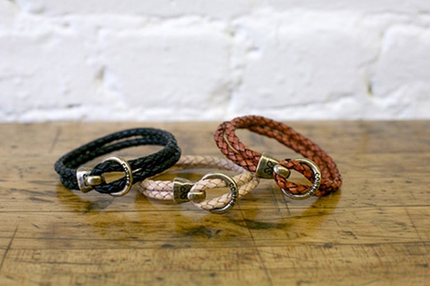 Corter Ring & Hook 皮織手帶