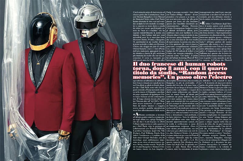 最新一期《L’Uomo Vogue》由 Daft Punk 擔任封面人物