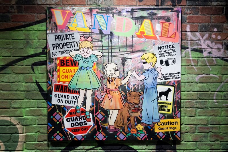 EINE 于 Corey Helford Gallery 所舉辦的 “Innocence” 展覽現場回顧