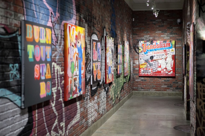 EINE 于 Corey Helford Gallery 所舉辦的 “Innocence” 展覽現場回顧
