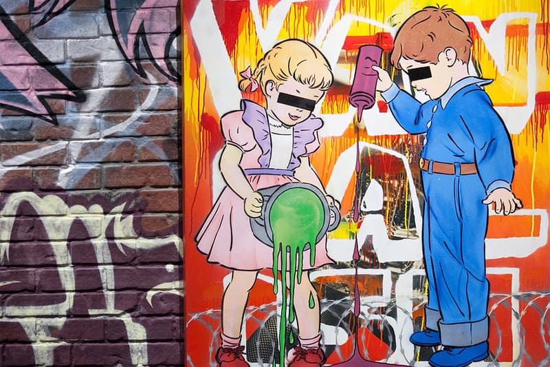 EINE 于 Corey Helford Gallery 所舉辦的 “Innocence” 展覽現場回顧