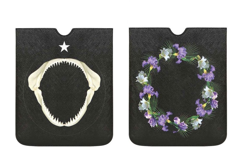 Givenchy 2013 鯊魚和花圈主題 iPad Case