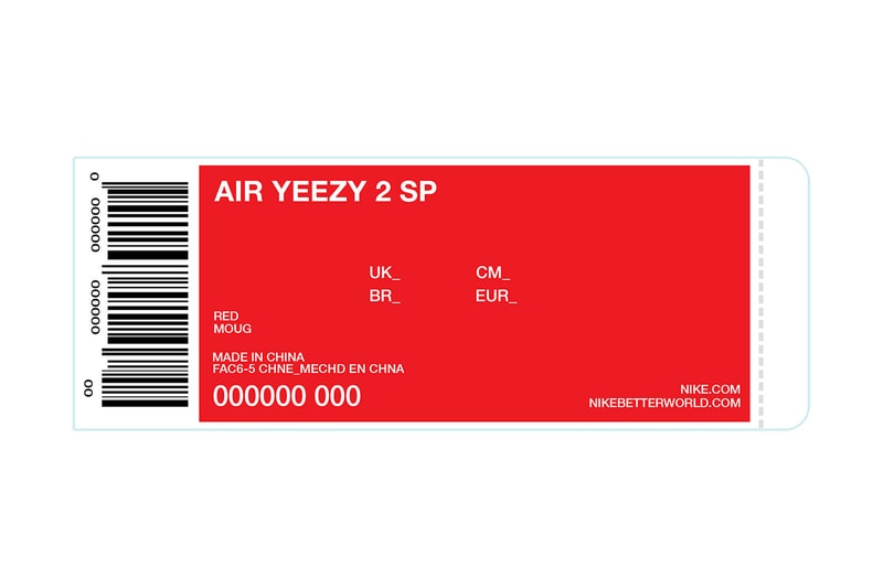 Kanye West 將通過比賽贈送出 50 雙全紅配色的 Nike Air Yeezy II 