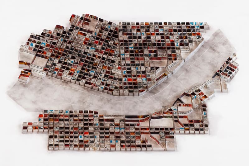 英國藝術家 Matthew Picton 打造 3D 立體地圖