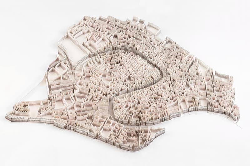 英國藝術家 Matthew Picton 打造 3D 立體地圖