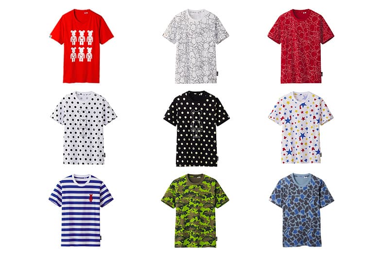 Medicom Toy Bearbrick x Uniqlo 2013 夏季 “UT” 系列