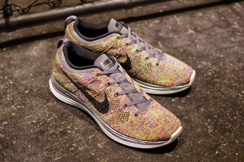 Nike Flyknit Lunar1+ “Multicolor” 跑鞋