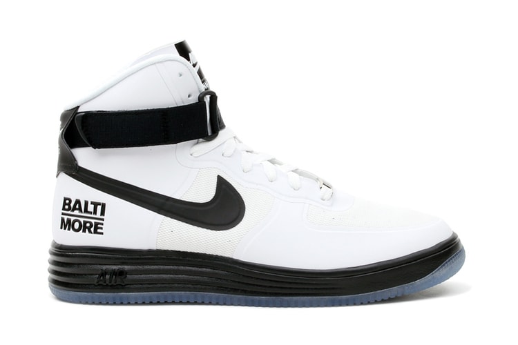Nike Air & Lunar Force 1 Hi “Baltimore” 系列鞋款