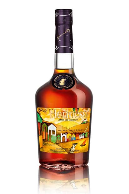 Os Gemeos x Hennessy Very Special Cognac 別注版瓶身