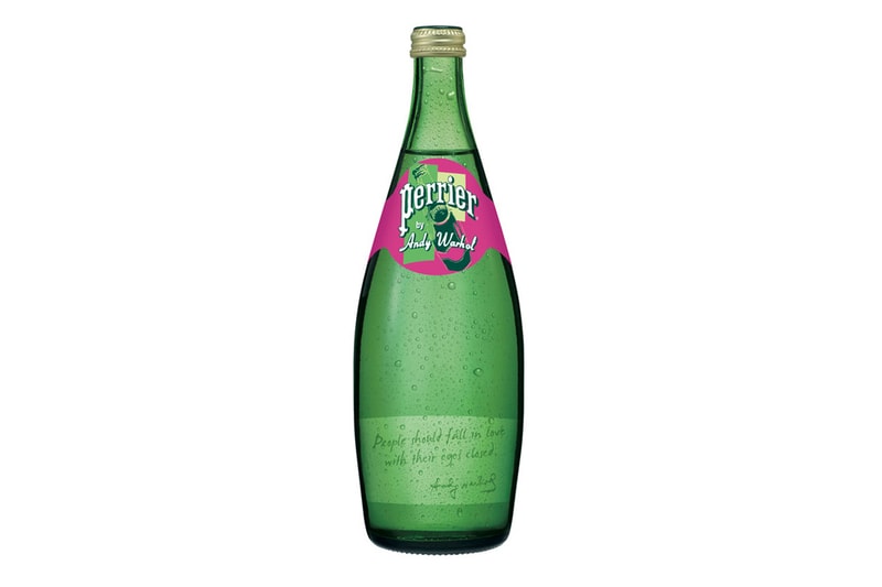 Perrier 別注版 Andy Warhol 瓶裝