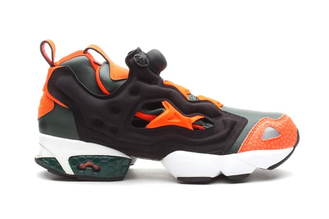 Reebok Insta Pump Fury Darkest Olive/Blazing Orange 鞋款