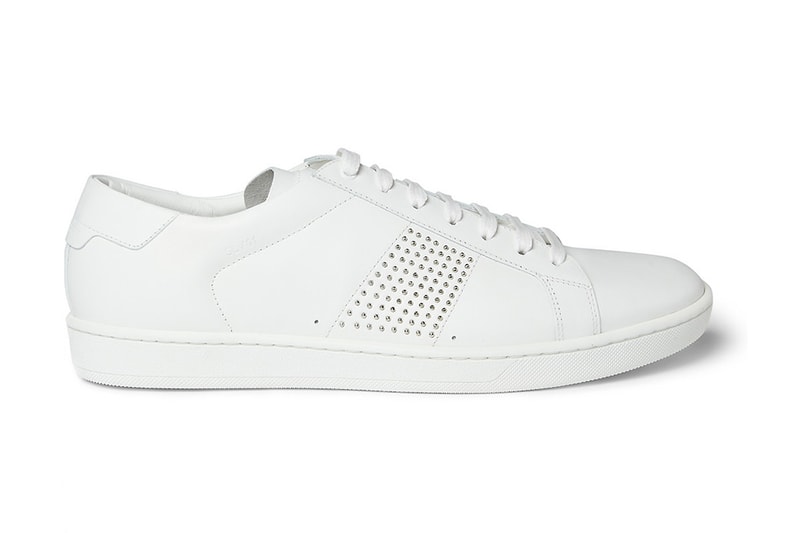 Saint Laurent SL01 鉚釘皮製球鞋