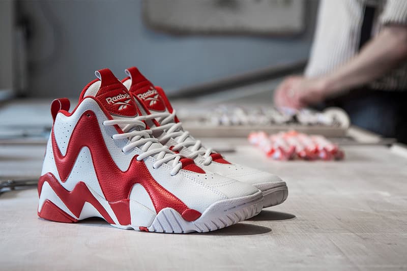 Sneakersnstuff x Reebok Kamikaze II Mid “Polkagris” 鞋款