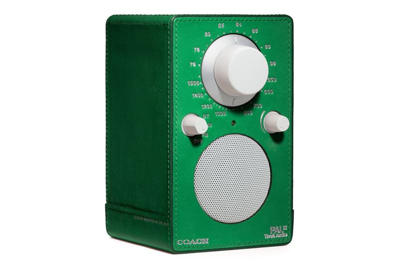 Coach x Tivoli 聯名款皮革可攜式音響