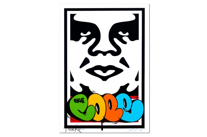 COPE2 x Shepard Fairey “Obey” Screen Print 聯名限量圖案