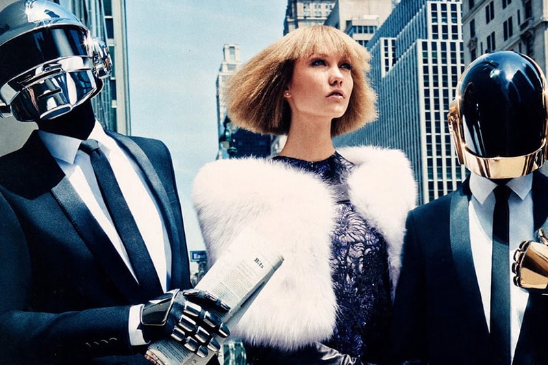 Daft Punk 與 Karlie Kloss 共同演繹 《Vogue》 造型特輯