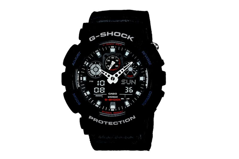 G-Shock GA100MC Military Cloth 系列腕錶