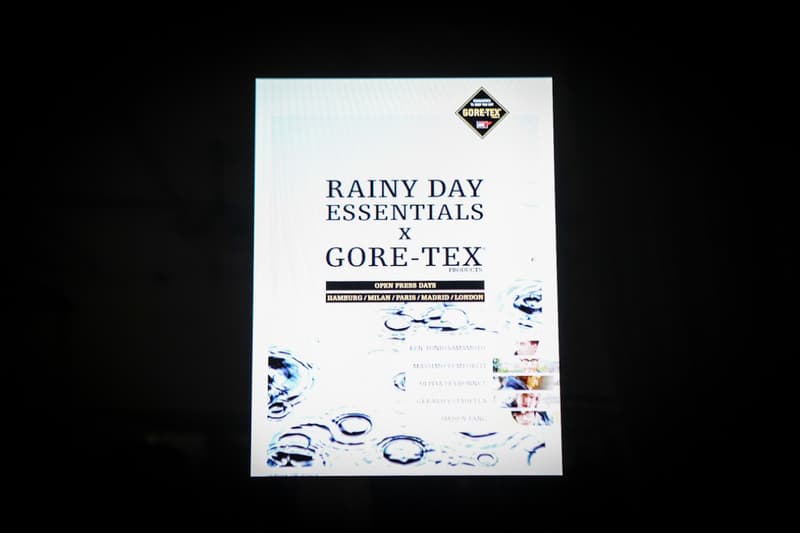 GORE-TEX “Rainy Day Essentials” 倫敦展覽現場回顧