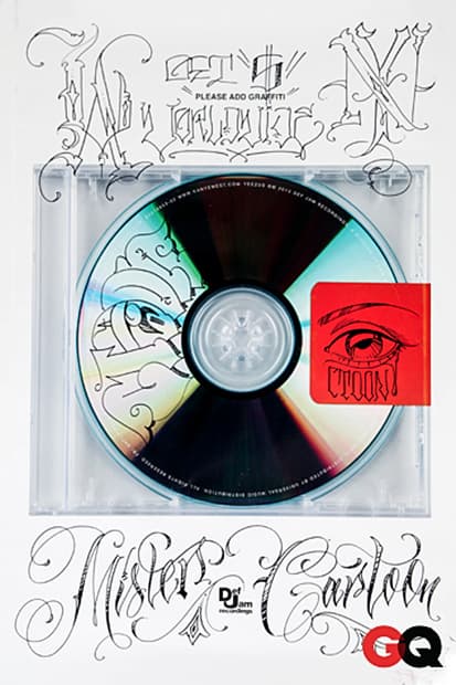 《GQ》邀請一眾藝術家參與 Kanye West《Yeezus》封面創作企劃「PLEASE ADD GRAFFITI」