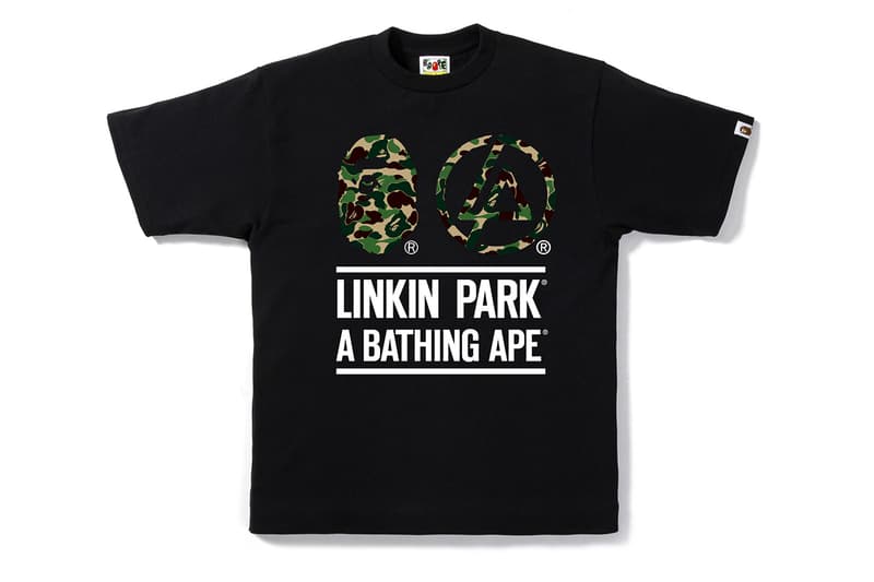 Linkin Park x A Bathing Ape 2013 別注聯乘 BAPE CAMO TEE