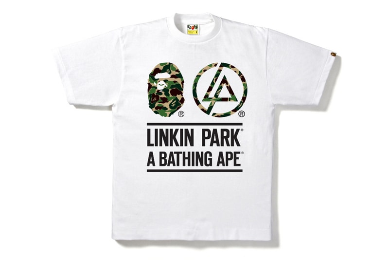 Linkin Park x A Bathing Ape 2013 別注聯乘 BAPE CAMO TEE