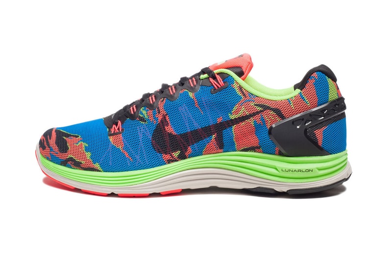 Nike Lunarglide+ 5 Blue/Orange/Black 跑鞋