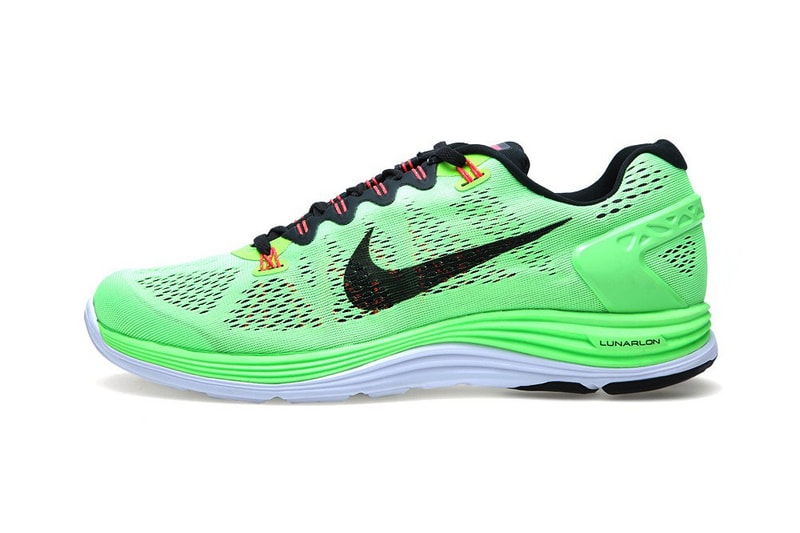 Nike Lunarglide+ 5 “Flash Lime” 跑鞋