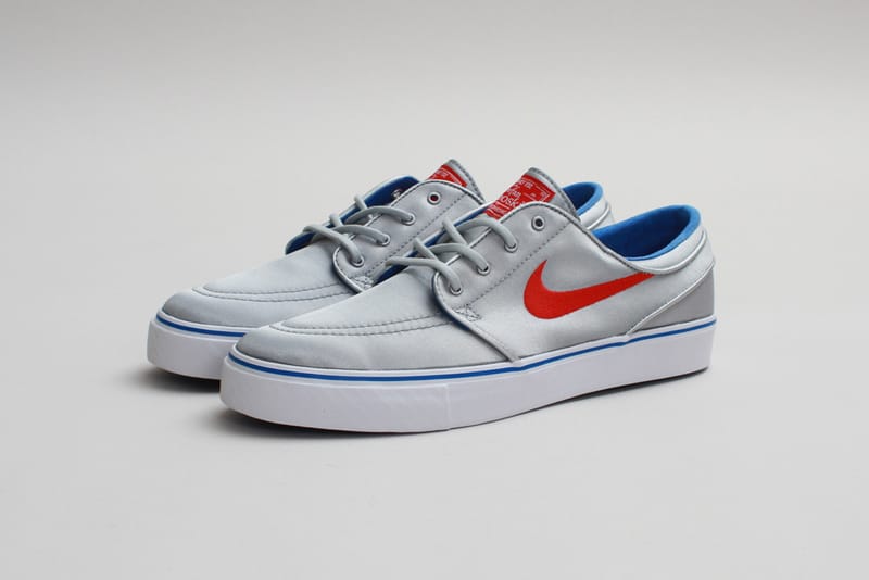 Nike SB Zoom Stefan Janoski PR Metallic Silver/University Red 配色