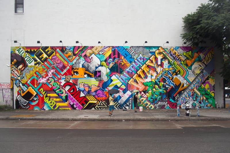 REVOK 與 POSE 聯袂 Bowery Wall Mural 塗鴉牆出爐 