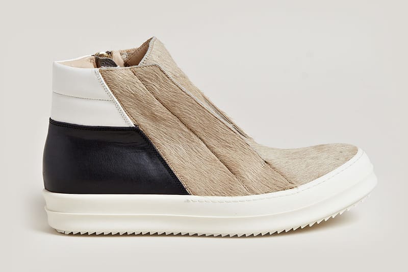 Rick Owens “Pony Hair” 系列鞋款