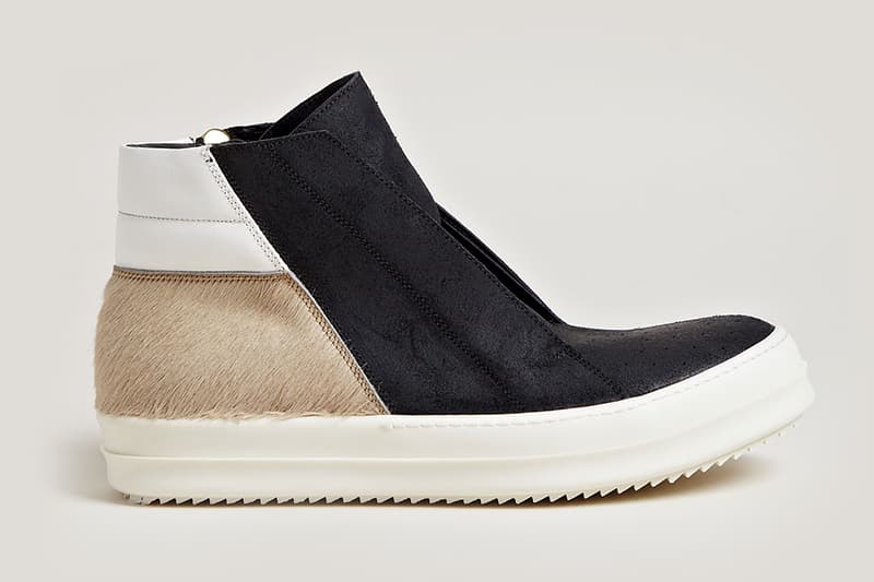 Rick Owens “Pony Hair” 系列鞋款