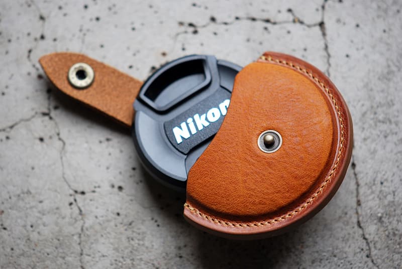 Roberu 單反相機鏡頭蓋皮質收納包
