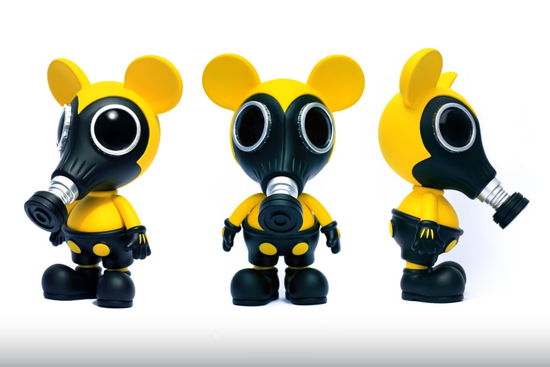 Ron English x Made by Monsters Biohazard Mousemask Murphy 限量公仔