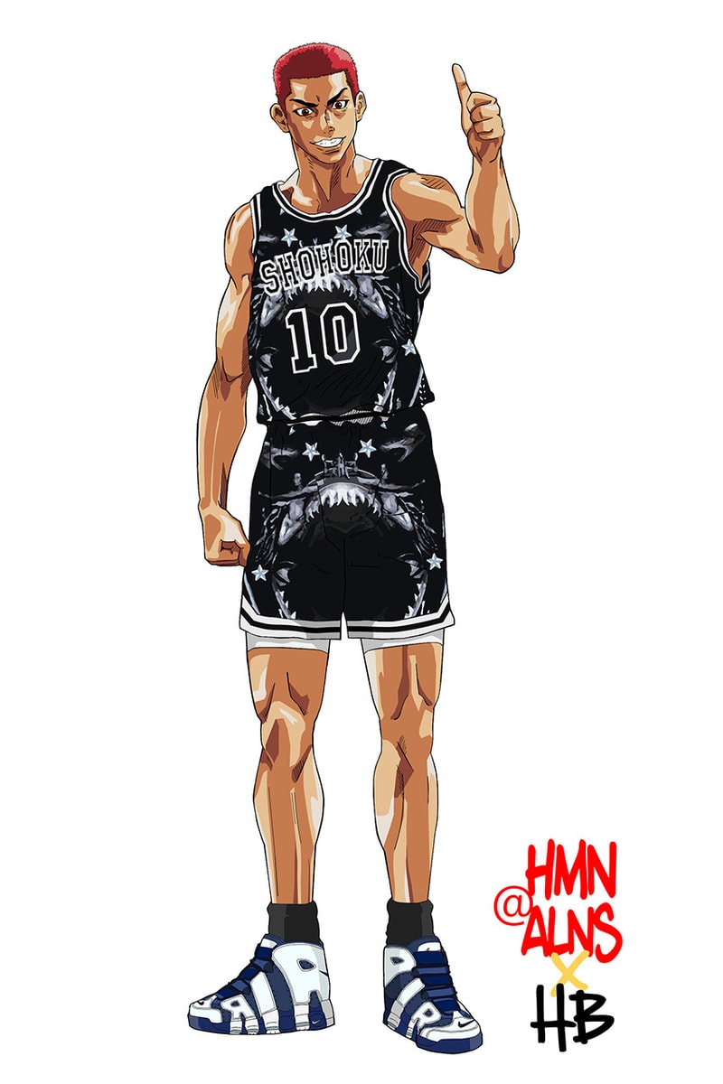 Slam Dunk x HMN ALNS 插畫作品