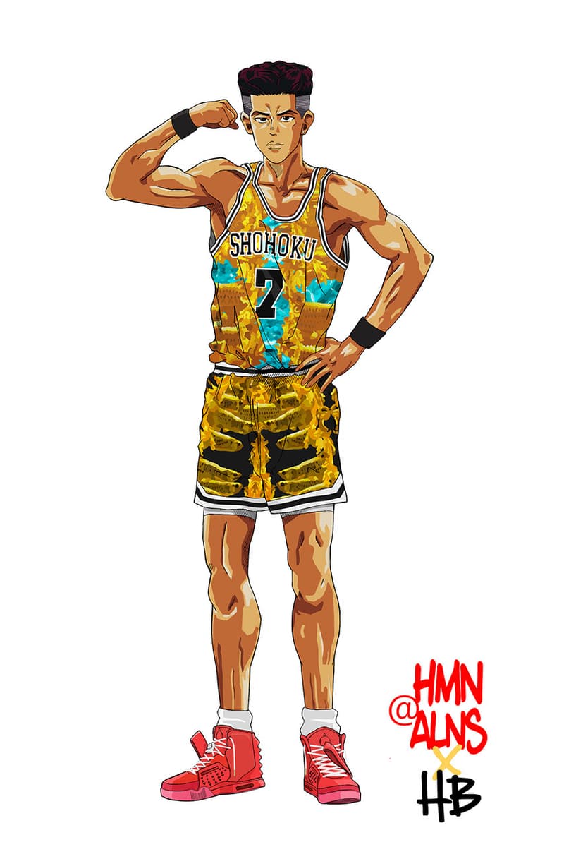 Slam Dunk x HMN ALNS 插畫作品