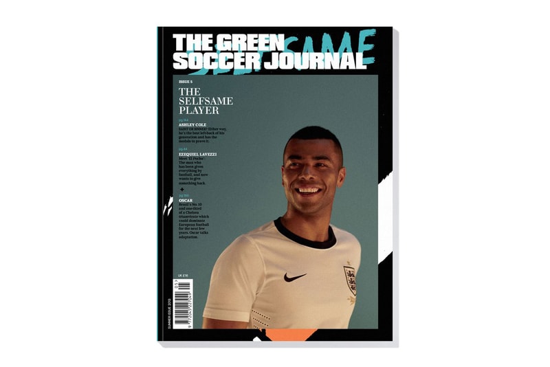 《The Green Soccer Journal》最新一期由 Ashley Cole 擔任封面人物