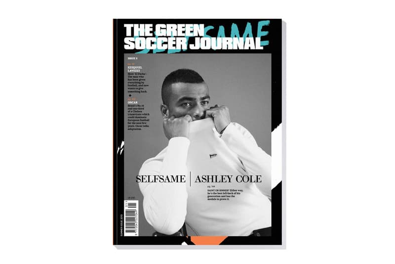 《The Green Soccer Journal》最新一期由 Ashley Cole 擔任封面人物