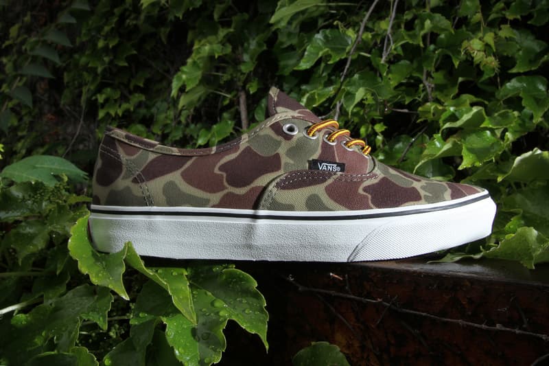 Vans Authentic Waxed Canvas “Camouflage” 迷彩配色