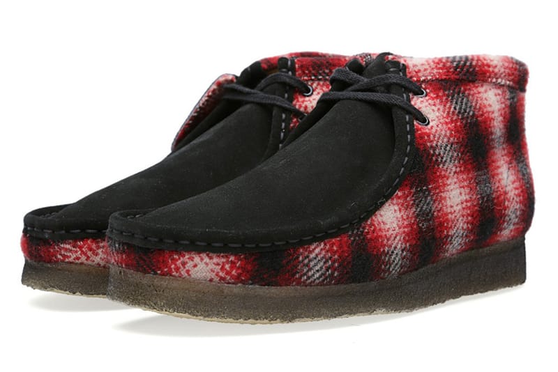 Woolrich Woolen Mills x Clarks Originals Wallabee Boot 聯名鞋款