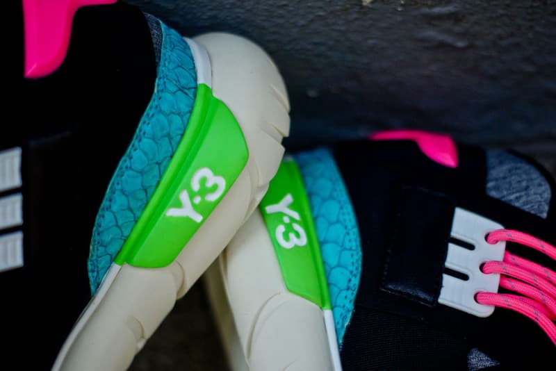 Y-3 Qasa High Black/Neon 鞋款
