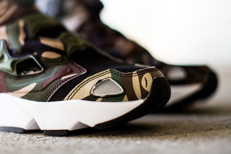 AAPE by A Bathing Ape x Reebok Pump Fury 聯名鞋款