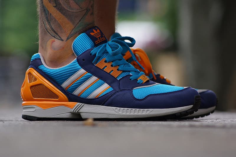 adidas Originals 2013 秋冬 ZX 9000 Turquoise/Metallic Silver/Orange 配色