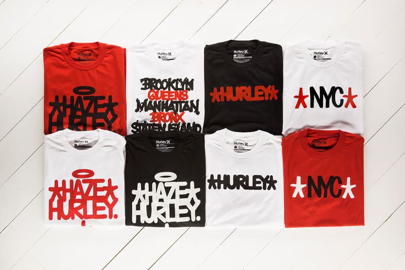 Haze x Hurley 聯名 T-Shirt 系列