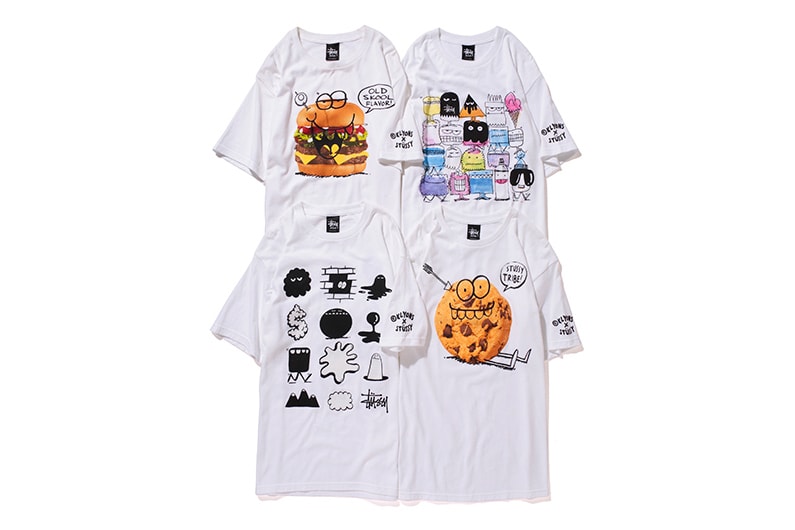 Kevin Lyons x Stussy Guest Artist Series 聯名 T-Shirt 系列