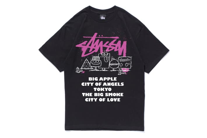 Kevin Lyons x Stussy Guest Artist Series 聯名 T-Shirt 系列