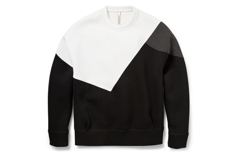 Neil Barrett Color-Block Bonded-Jersey Sweatshirt 拼色套頭運動衫