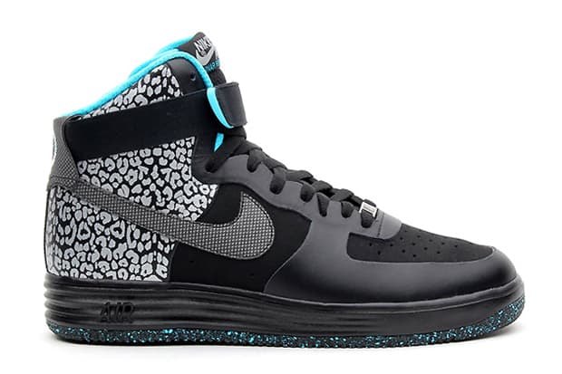 Nike Lunar Force 1 High PRM Black/Gamma Blue 配色